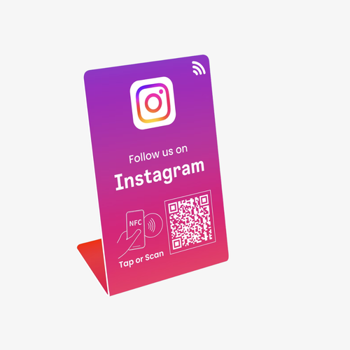 Display NFC redes sociales